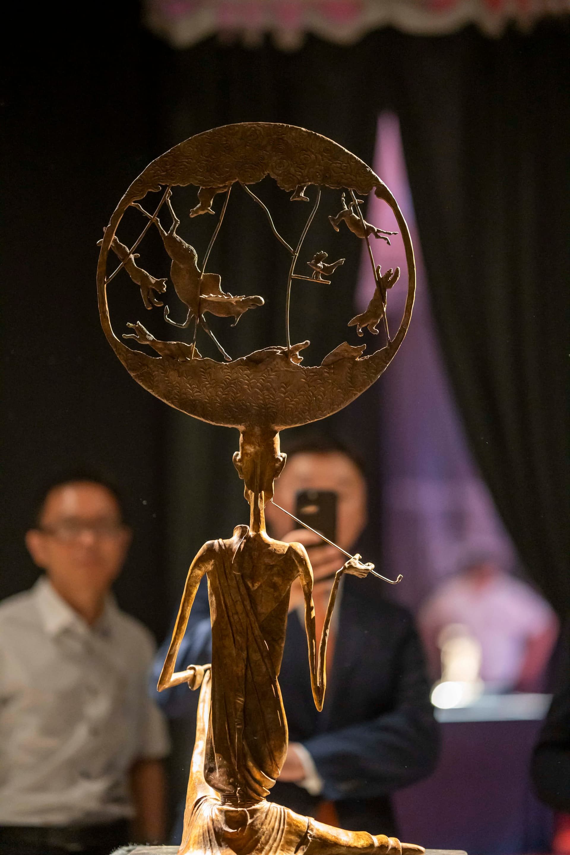 Sculpture at exhibition